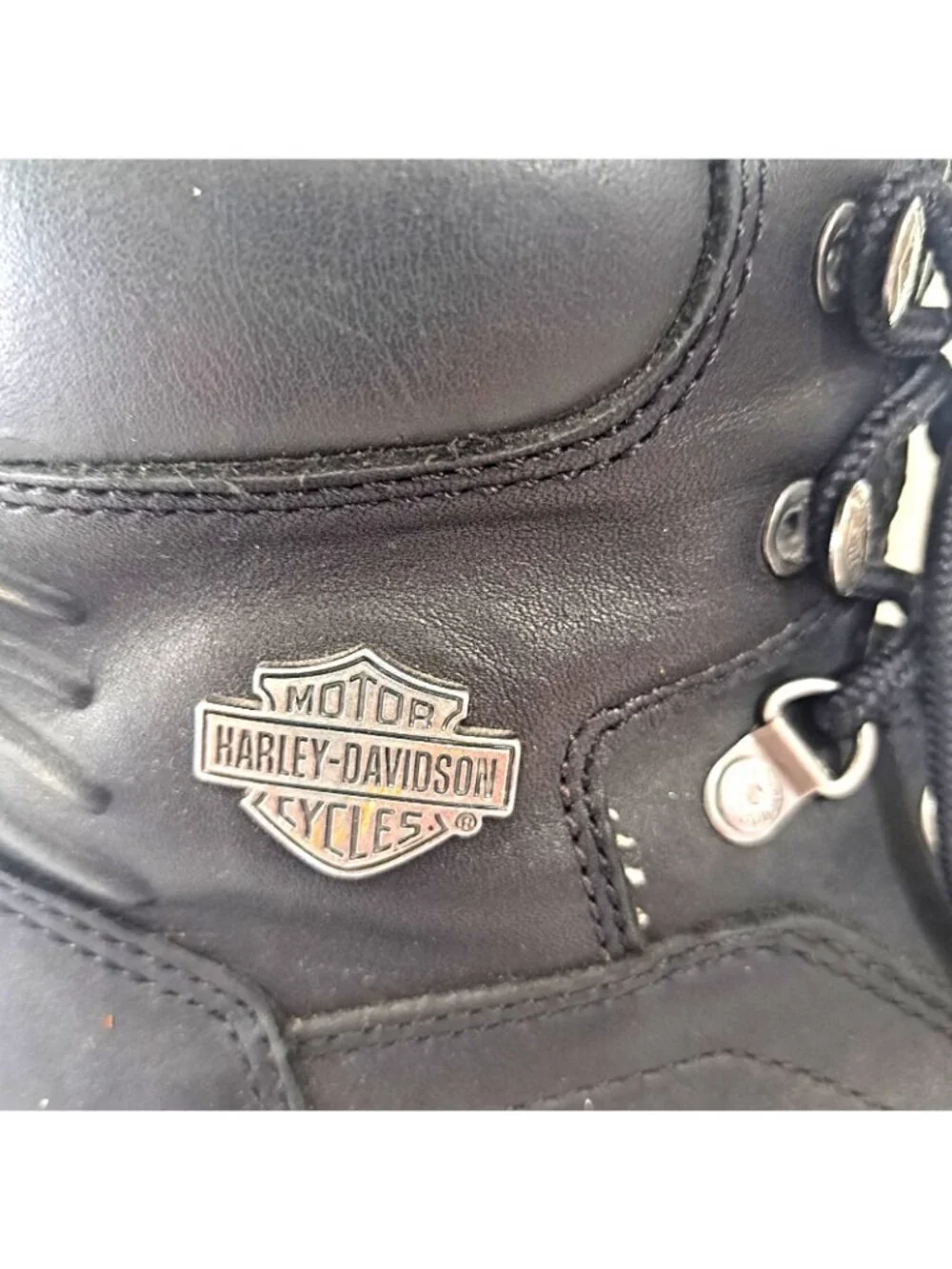 Harley Davidson Men's 10M Black Motorcycle Boots D96056
